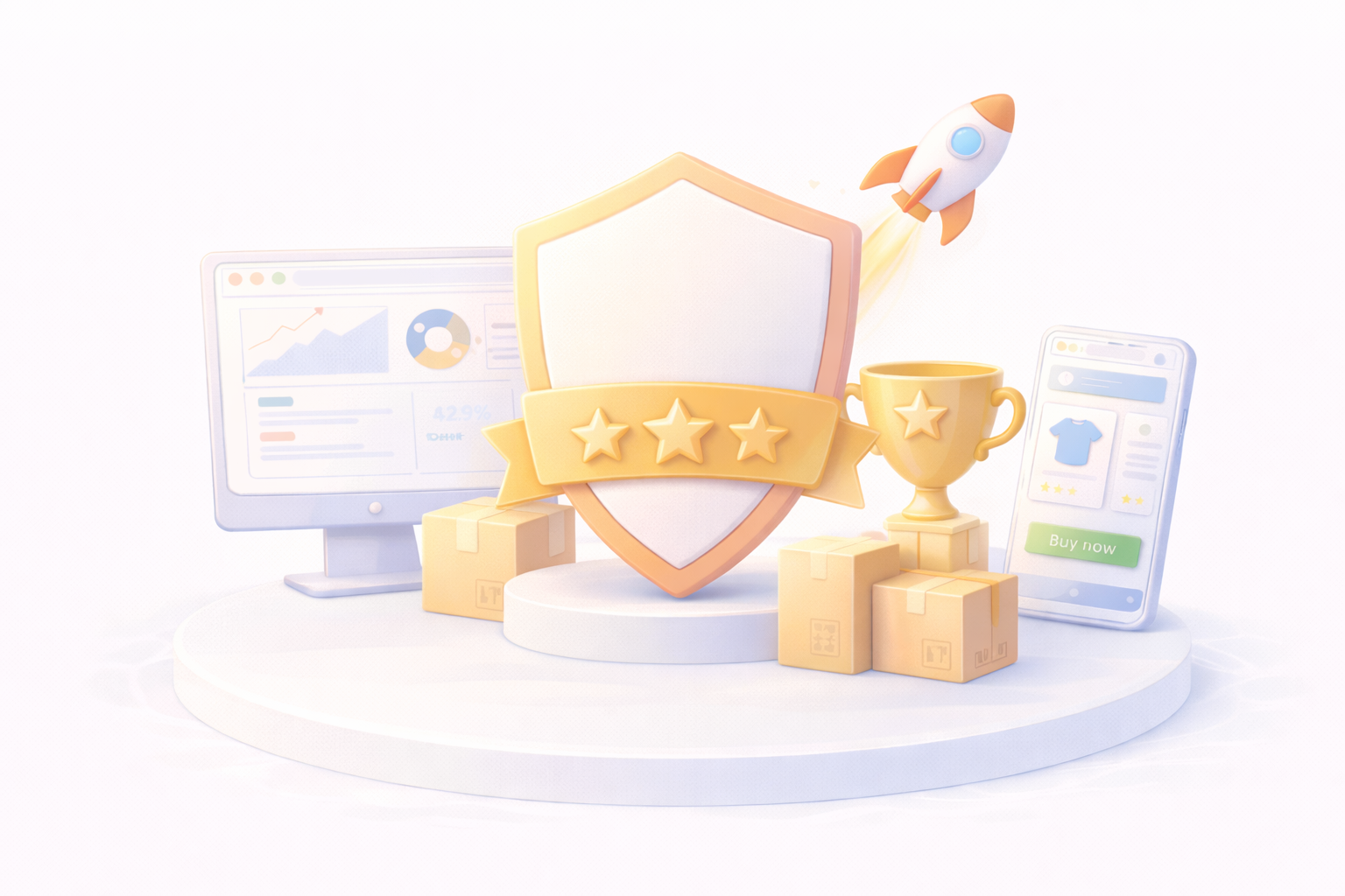 Абстрактно изображение за качествена и полезна статия от препоръчвани Shopify експерти от дигитална агенция SEOexpert.bg, представящо статия - Популярна дигитална агенция за Shopify: по какво личи, че е специализирана