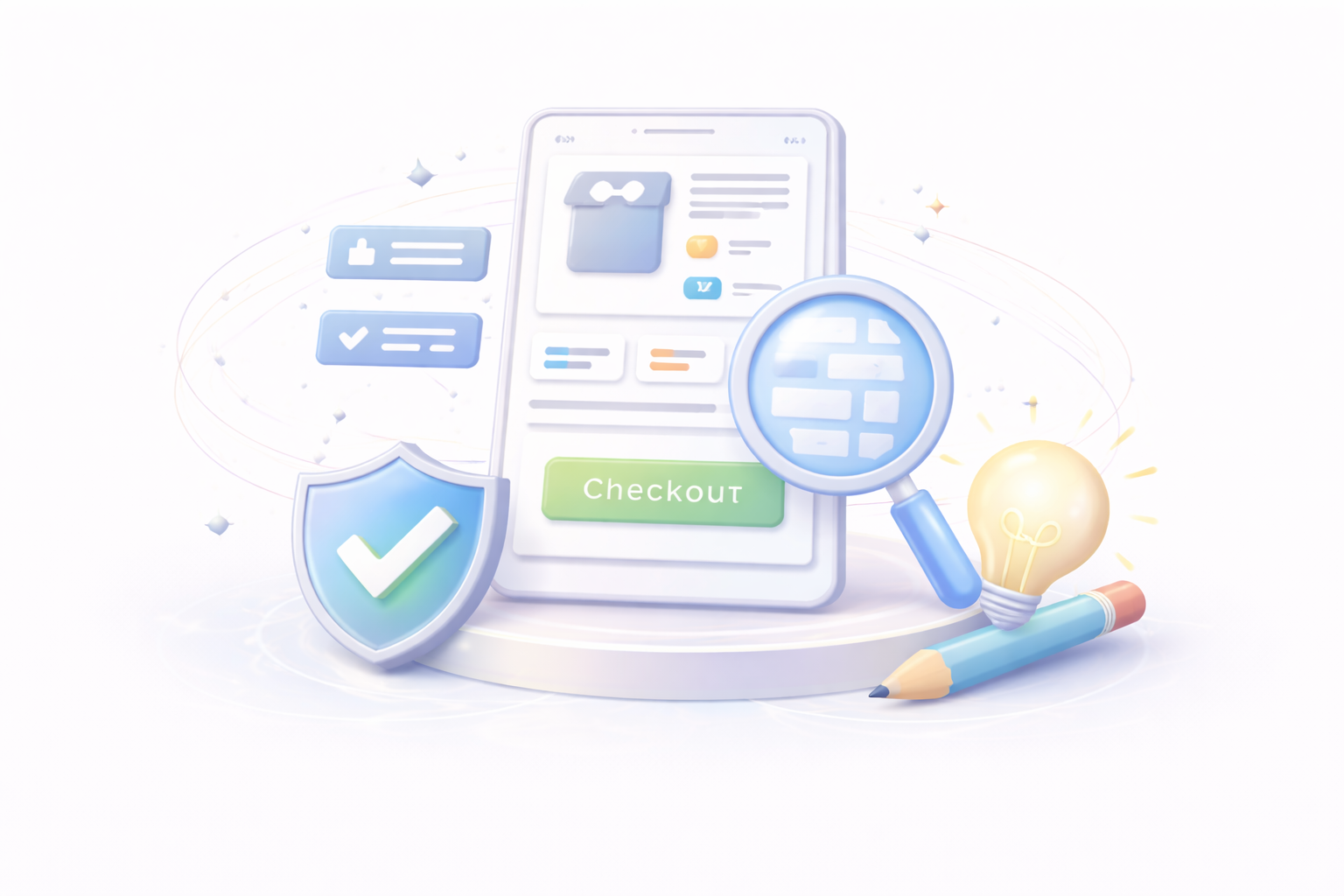 Абстрактно изображение за полезна и образователна статия от SEOexpert.bg, представящо статия - Shopify експерти с UX фокус: как се махат спънките пред поръчката