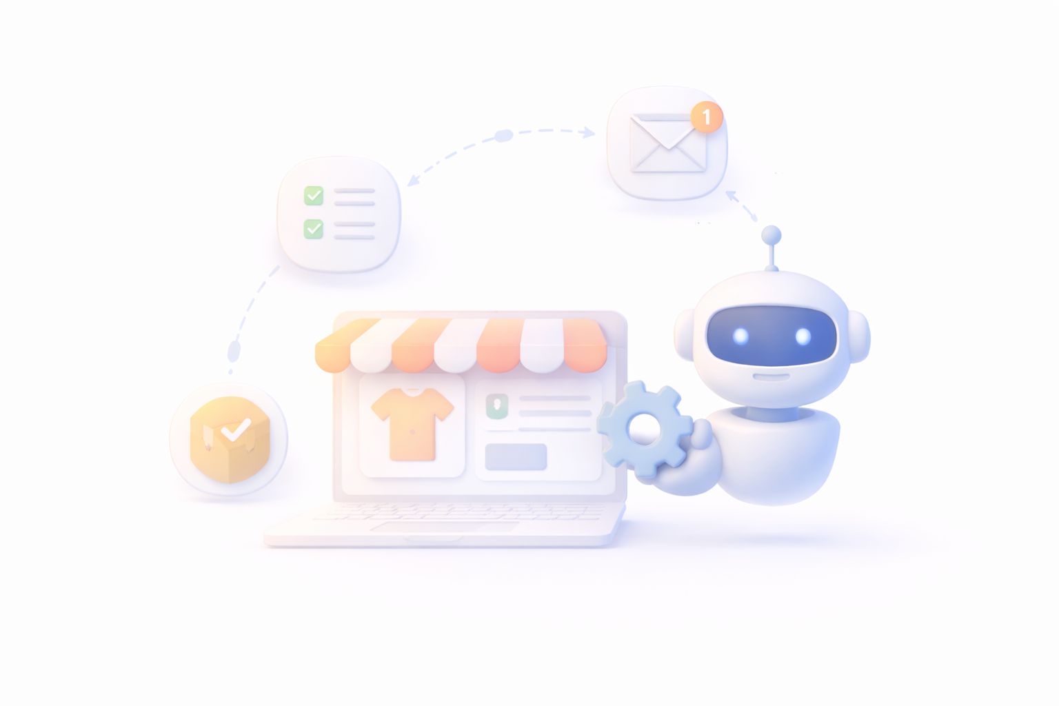 Изображение представящо полезна и информативна статия от SEOexpert.bg - AI автоматизации за Shopify магазин: кога спестяват време и кога само усложняват процеса